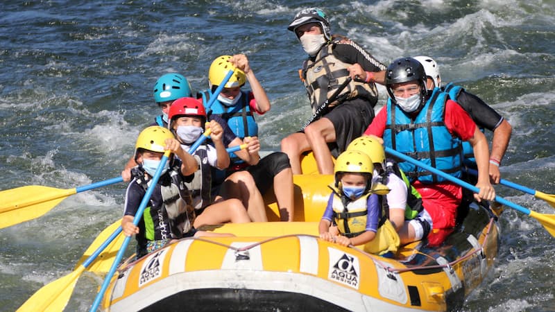 Rafting Infantil en Galicia Arbo
