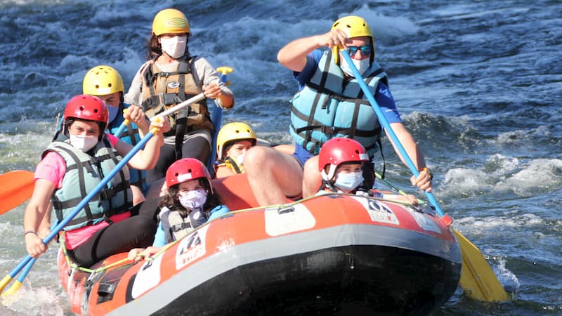 Rafting Infantil en Galicia Arrepions