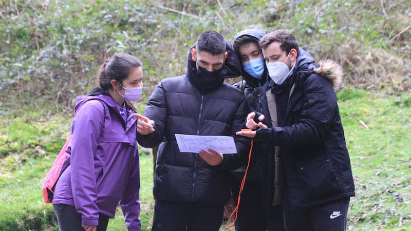 Orientación en Galicia Parque Natural Monte Aloia
