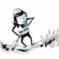 Dibujo Victor coyote Tarifa Paddlesurf