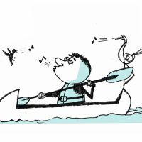 Dibujo Victor Coyote Tarifa Autovaciable Aguas Tranquila